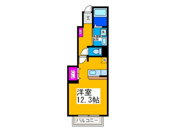 ヴィラミニョンの物件間取画像